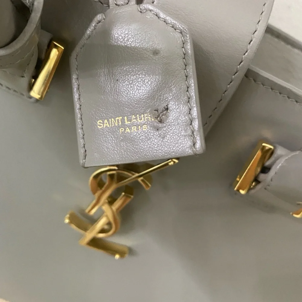 Authentic Saint Laurent Baby canvas fog bag
